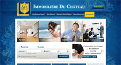 Desktop Screenshot of immochateau.fr